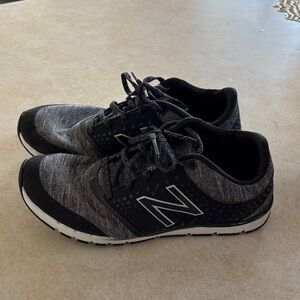 New Balance Black and White Running Shoes